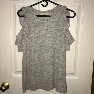 Cold shoulder sweater